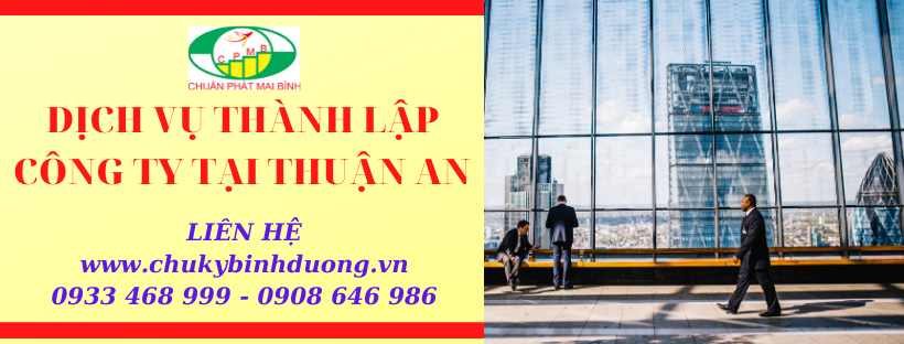 Thành lập doanh nghiệp giá rẻ tại Thuận An