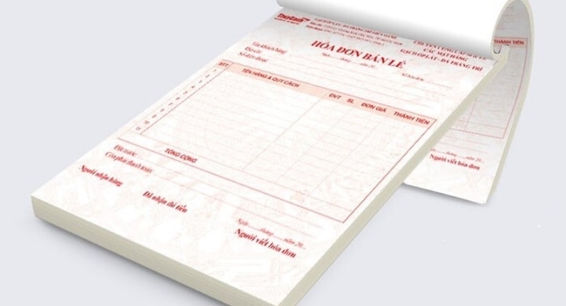 Các loại giấy in hóa đơn ở Chuẩn Phát Mai Bình